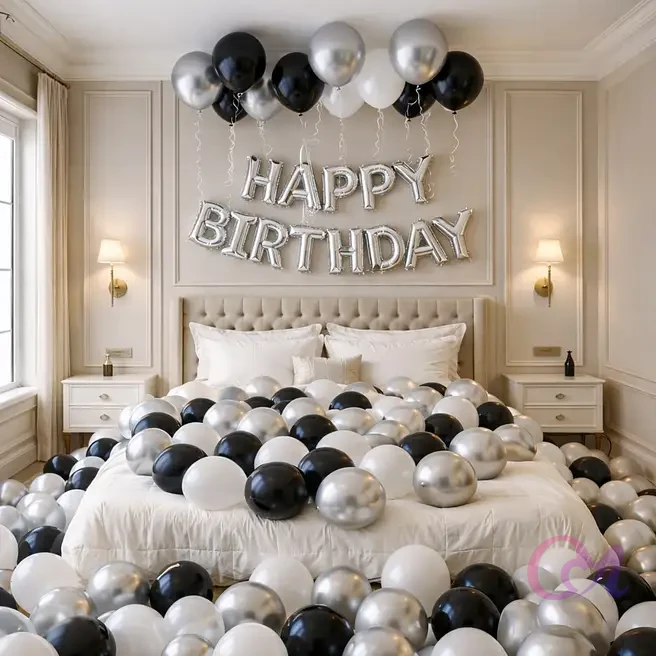 Birthday Surprise Room Setup